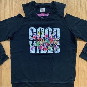 So Nikki Cold Shoulder Sweatshirt